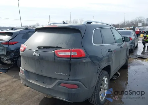 2014 Jeep Cherokee Limited z USA, uszkodzony, nr VIN 1C4PJLDB4EW256090